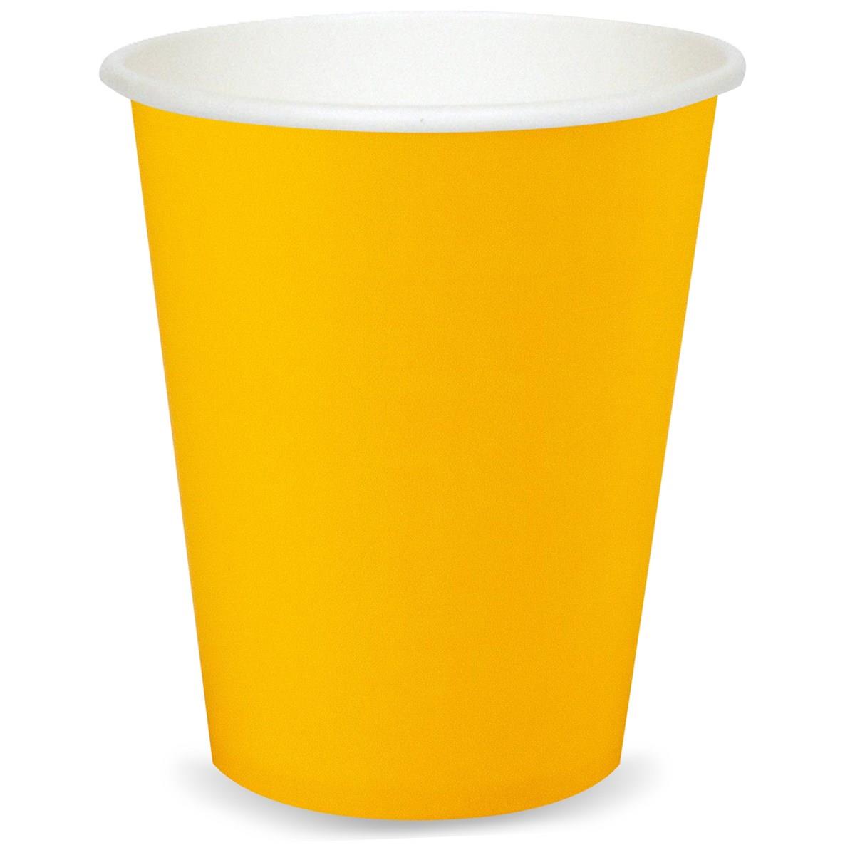 Picture of Birth5000 258969 9 oz Cup&#44; Yellow - 8 Piece