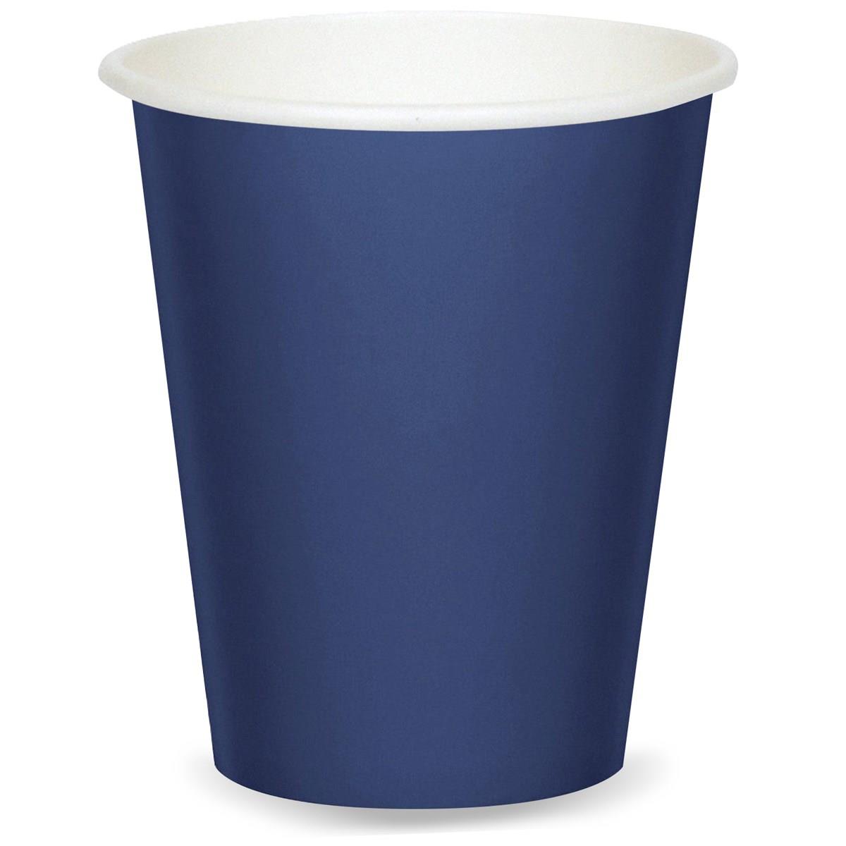 Picture of Birth5000 259039 9 oz Cups&#44; Navy - 8 Piece