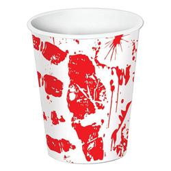 Picture of Beistle 305510 Bloody Handprints 9 oz Paper Cups&#44; 8 Piece