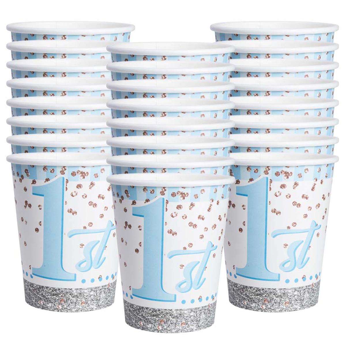 Picture of BirthdayExpress 304971 9 oz Royal Prince 1st Birthday Cups - 24 Piece
