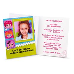 Picture of Birthday Express 235831 Lalaloopsy Personalized Invitations - 8 Piece