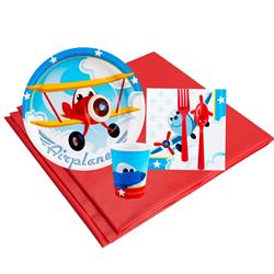 Picture of BuySeasons 254240 Airplane Adventure 16 Guest Party Pack