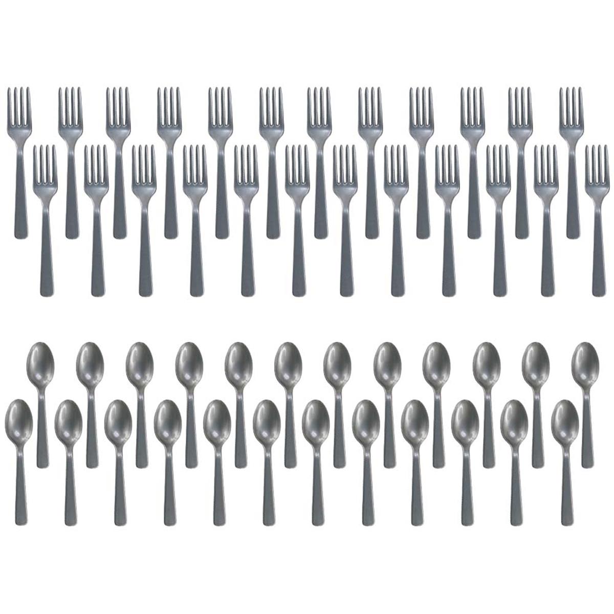 Picture of BirthdayExpress 305556 Forks & Spoons&#44; Silver - 24 Count