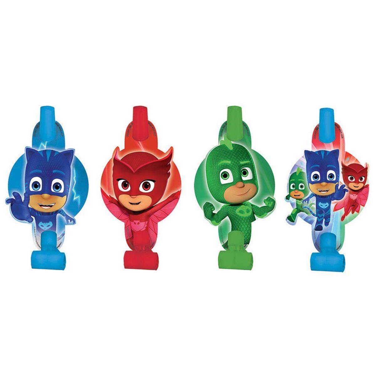 Picture of Amscan 261820 PJ Masks Blowouts - 8 Count