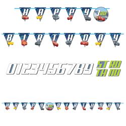 Picture of Amscan 265421 Disney Cars 3 Jointed Letter Banner