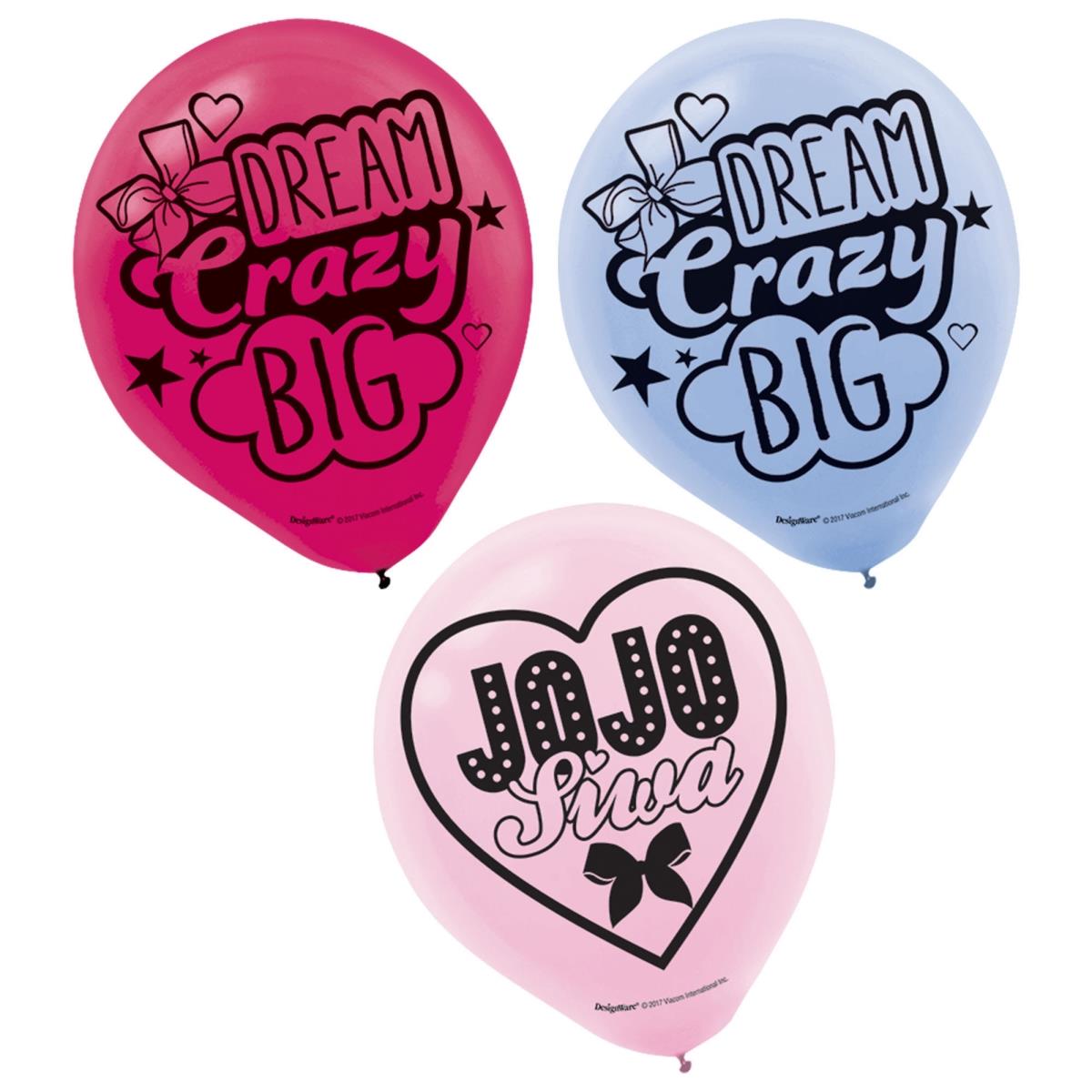 Picture of Amscan 265759 JoJo Siwa Latex Balloons - 6 Piece