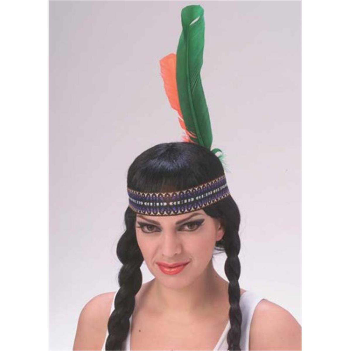Picture of BuySeasons 402419 Native American Headband with Feathers