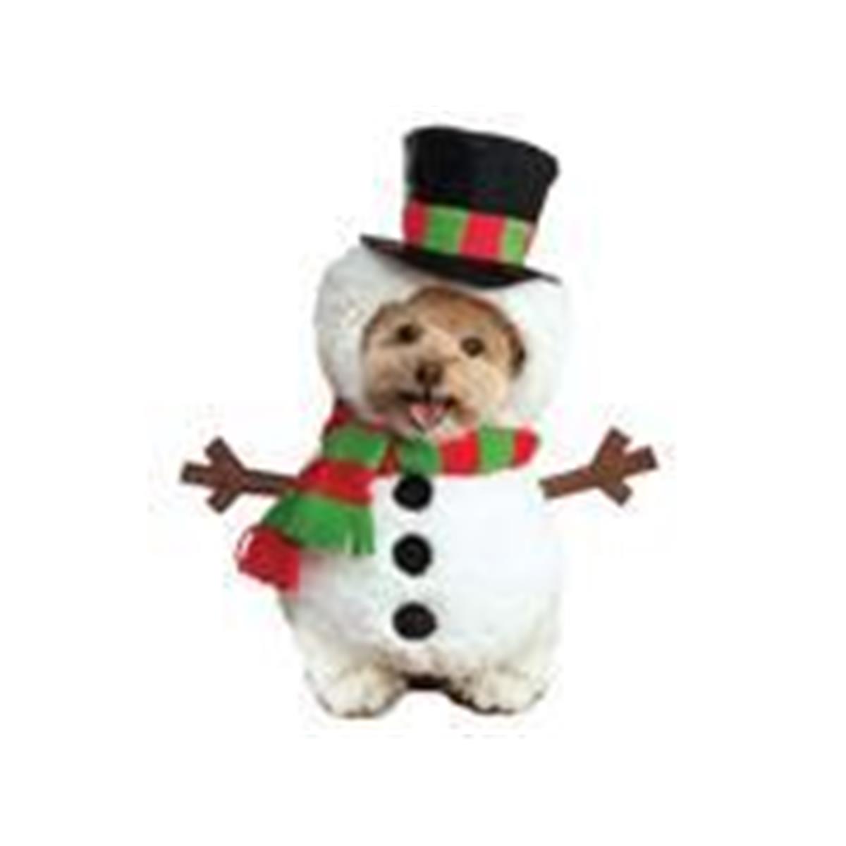 Picture of BuySeasons 402365 Snowman Pet Costume, Medium