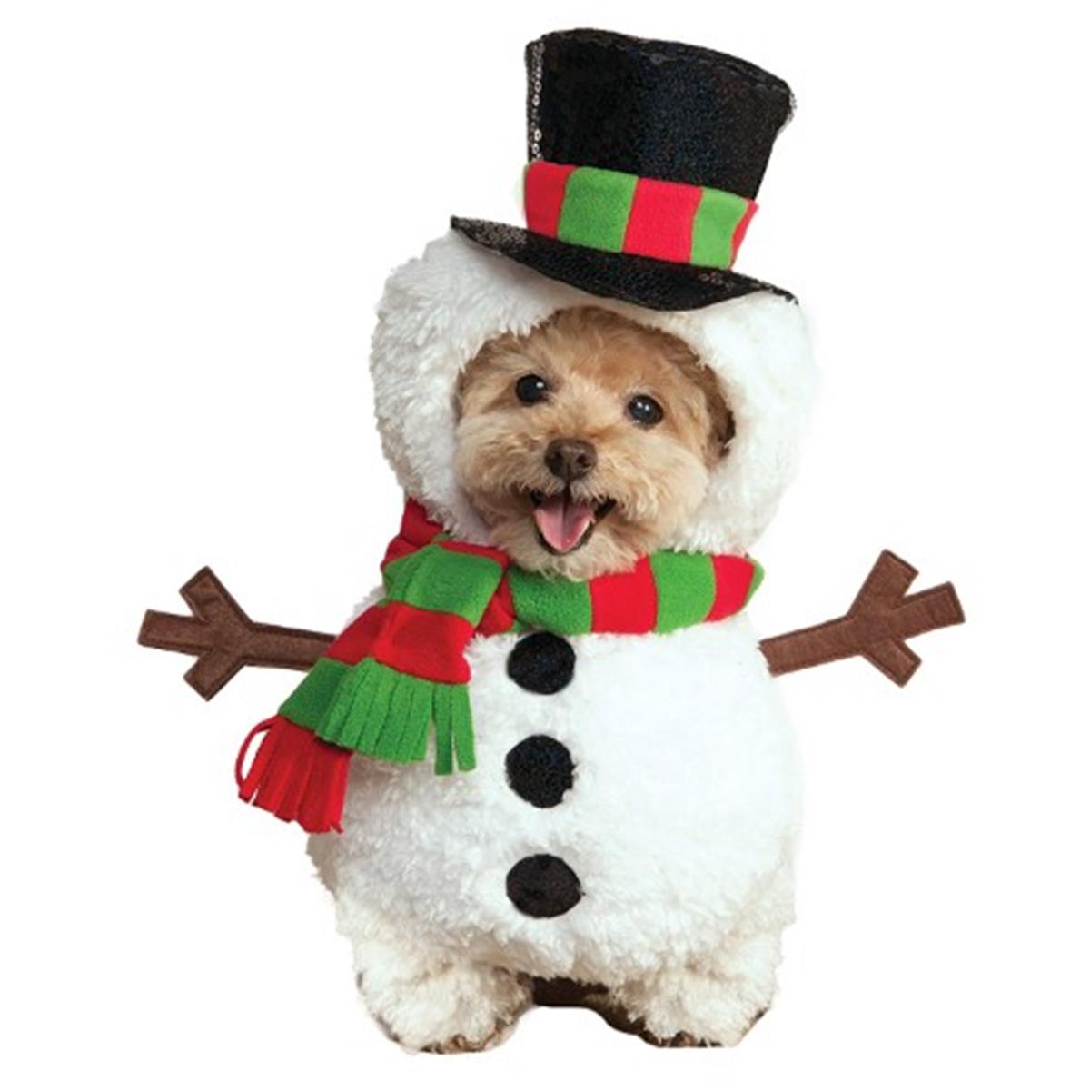 Picture of BuySeasons 402366 Snowman Pet Costume&#44; Large