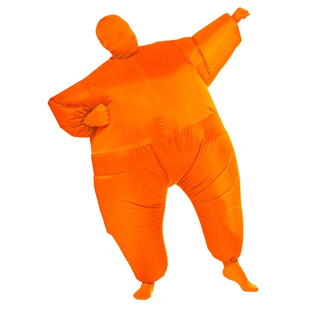 Picture of BuySeasons 286837 Adult Orange Inflatable Costume, Medium