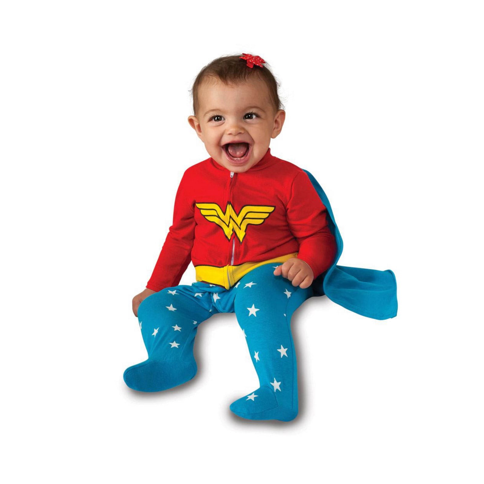 Picture of BuySeasons 286844 Infant Wonder Woman Romper Costume&#44; 6-12 Months