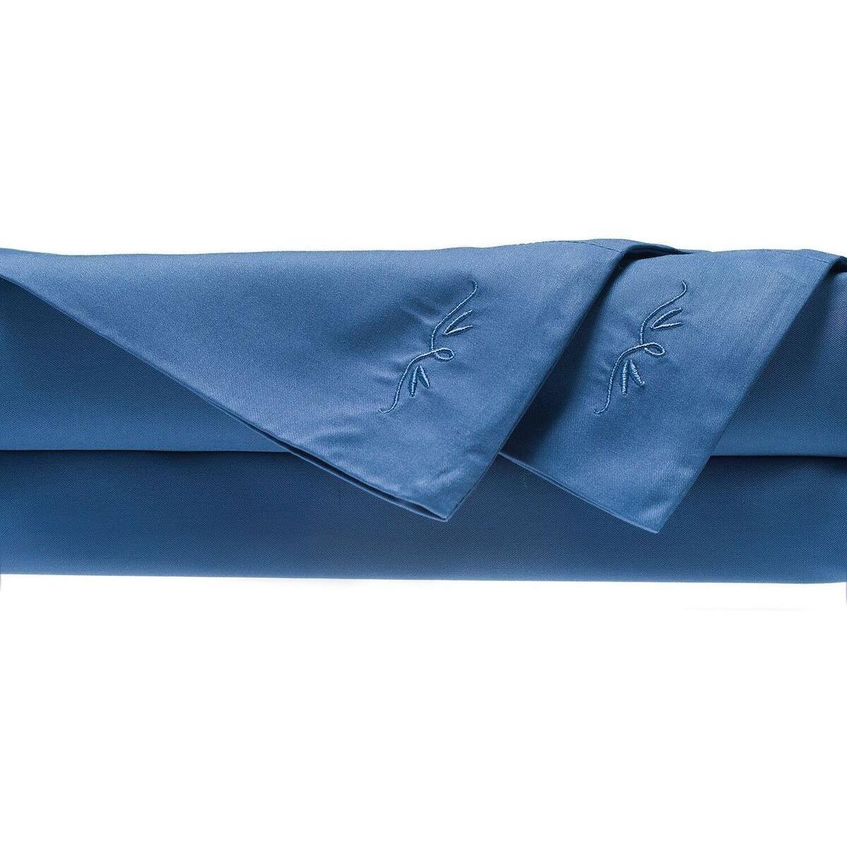 10981944 Split King, Rayon from Bamboo Sheet Set - Indigo -  BedVoyage