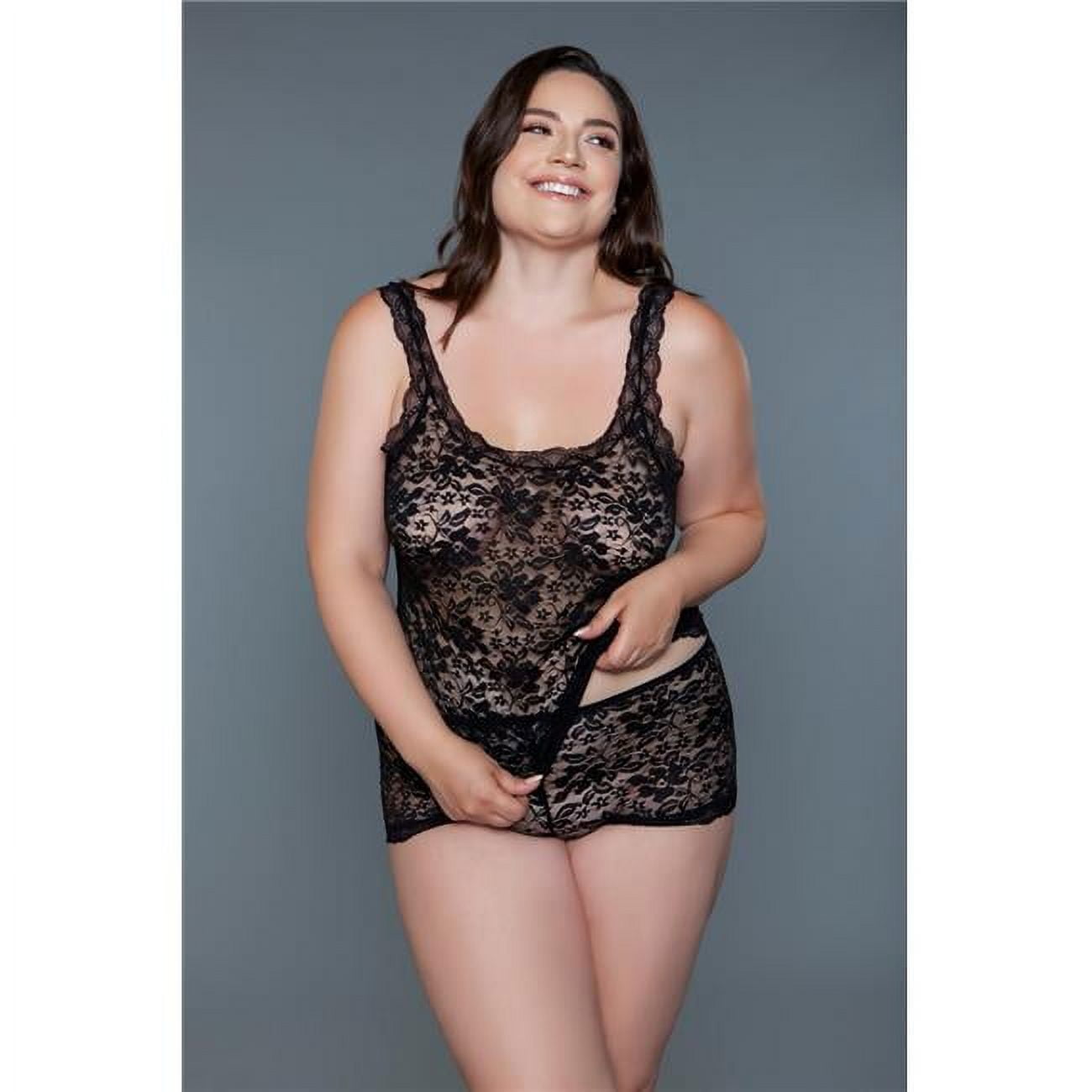Picture of BeWicked 2237-BLK-2X Melina Tank Sleep Lounge Set, Black - 2X - 2 Piece