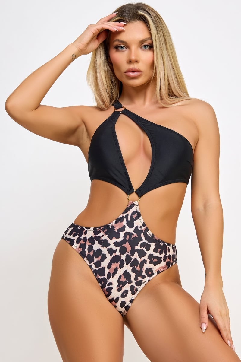 2519-LEO-XL Calypso Swimsuit, Leopard - Extra Large