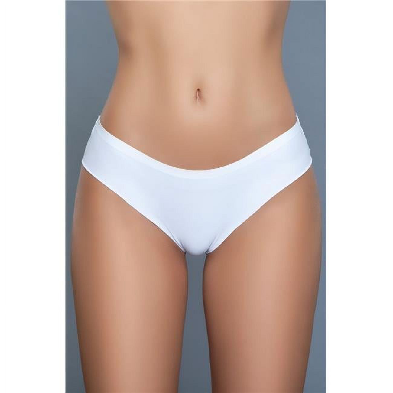 Picture of BeWicked 2048-WH-XS Women Desiree White Panty - Extra Small