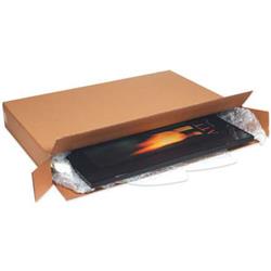 13 in x 3 in x 30 in Side Loading Box, Kraft, Corrugate, Single Wall, 32 ECT, 25 PK