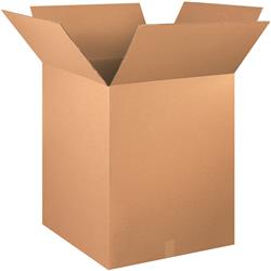 24 in x 24 in x 28 in Shipping Box, Kraft, Corrugate, Single Wall, 32 ECT