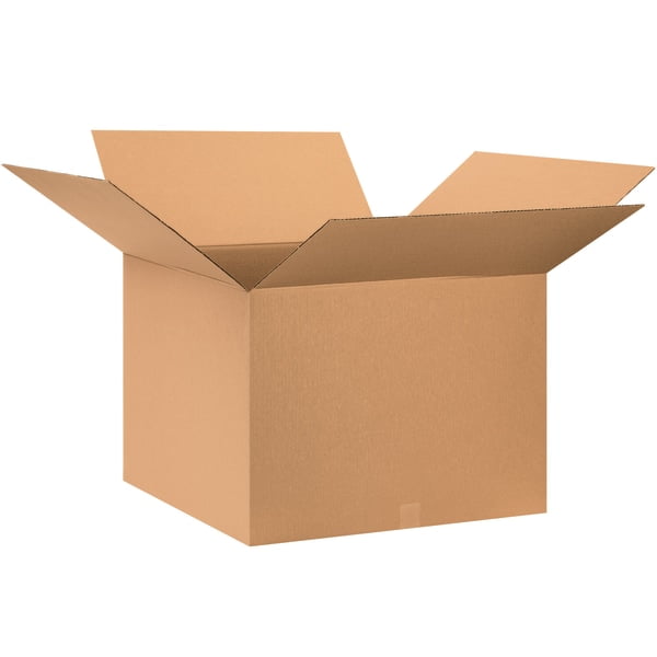 28 x 28 x 22 in. 200 ECT-32 Single Wall Corrugated Boxes Case, Pack of 10