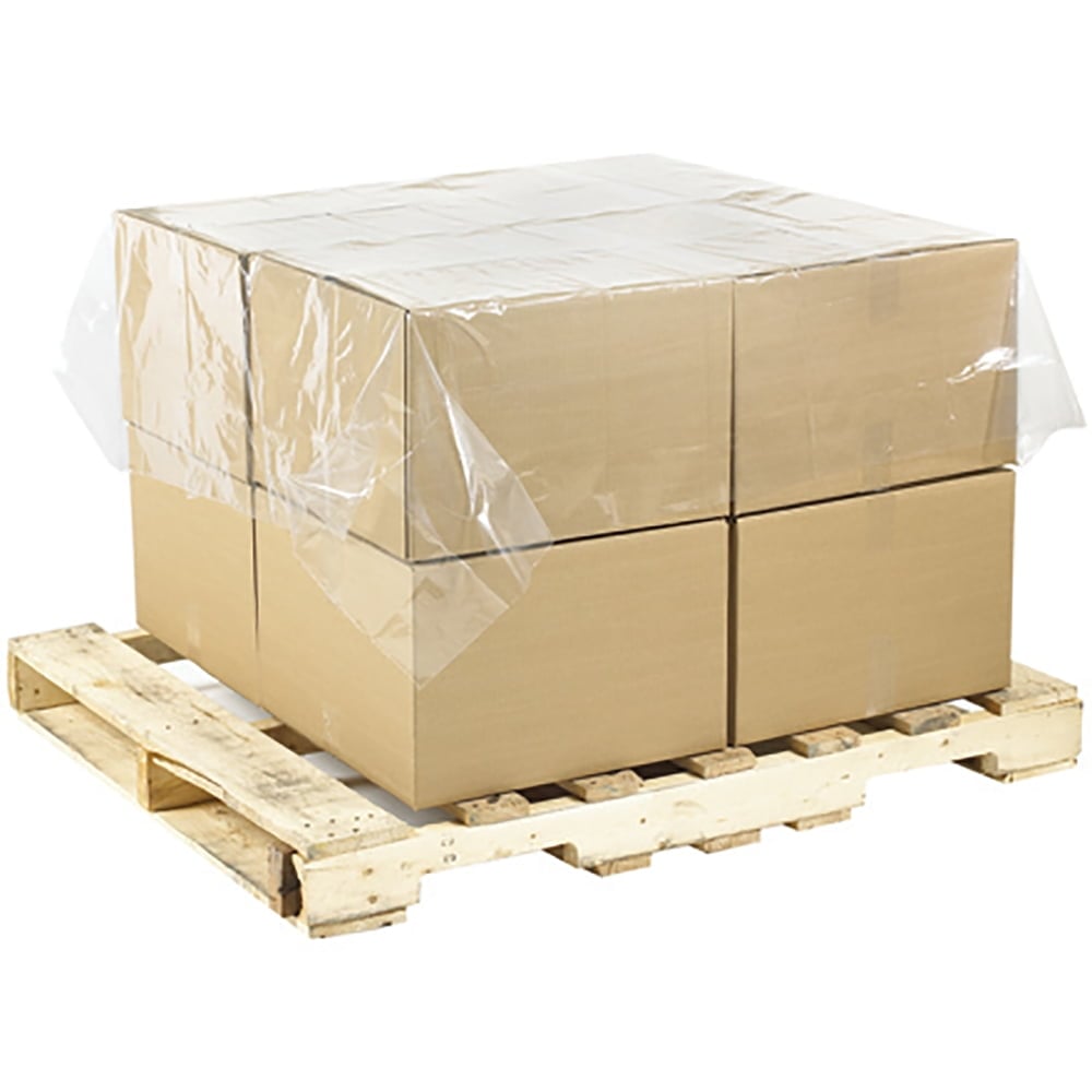 Top Sheeting, 72 in W, 72 in L, 0.002 in Thickness, 57.82 lb Basis Weight, Clear, 200 Sheets Per Bundle