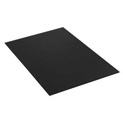 PCS4896B 48 x 96 in. Black Polypropylene Corrugated Plastic Sheets Case, Pack of 10