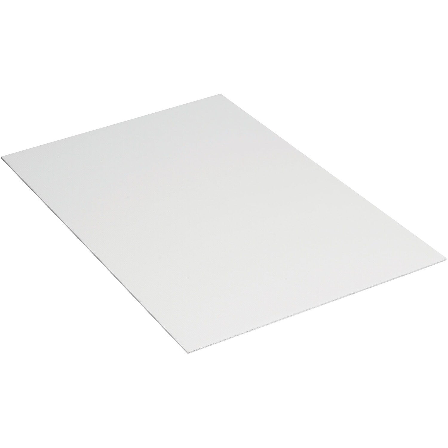 48 x 96 in. White Polypropylene Corrugated Plastic Sheets Case