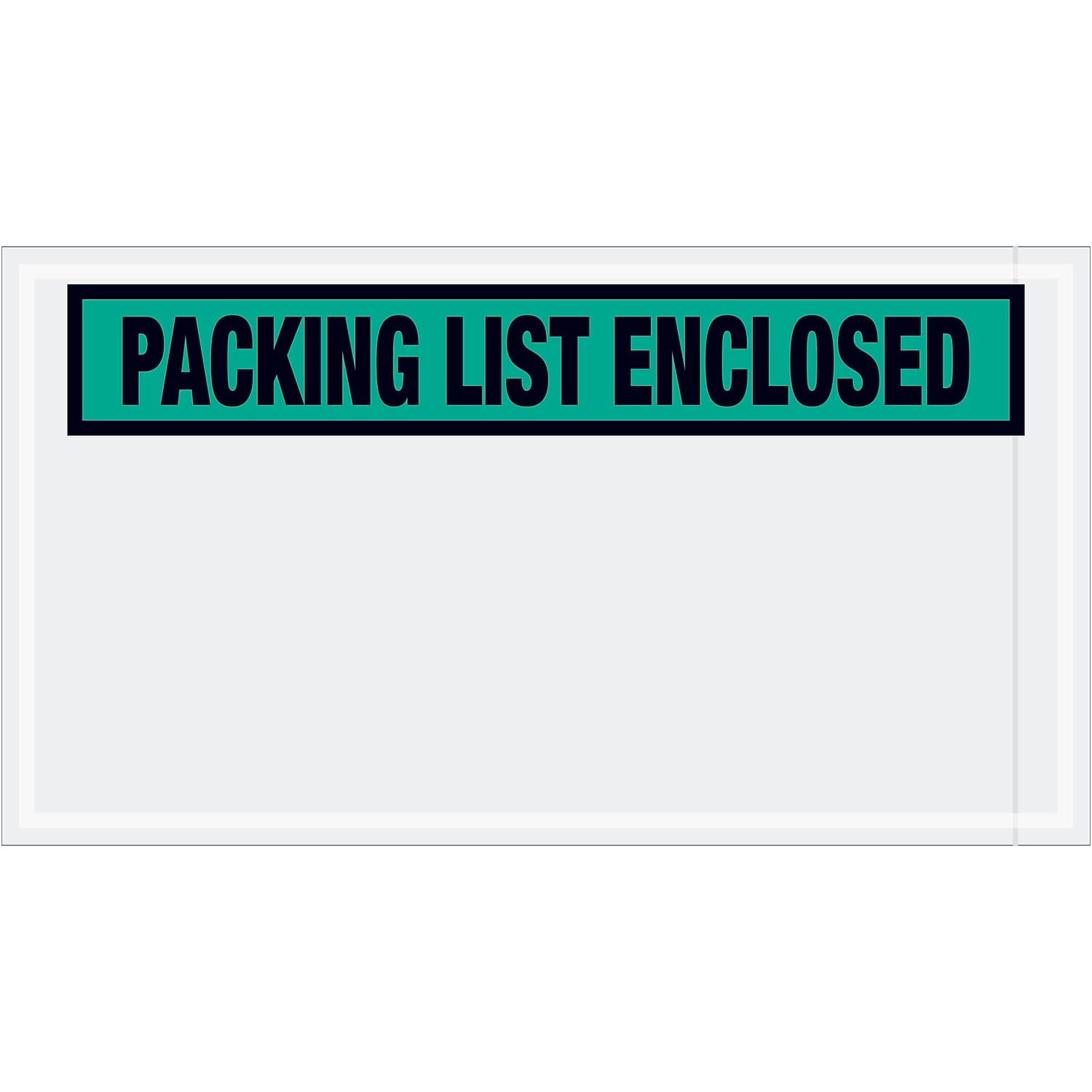 Tape Logic  5 .5 x 10 in. 2 Mil Poly Green Packing List Enclosed Envelopes