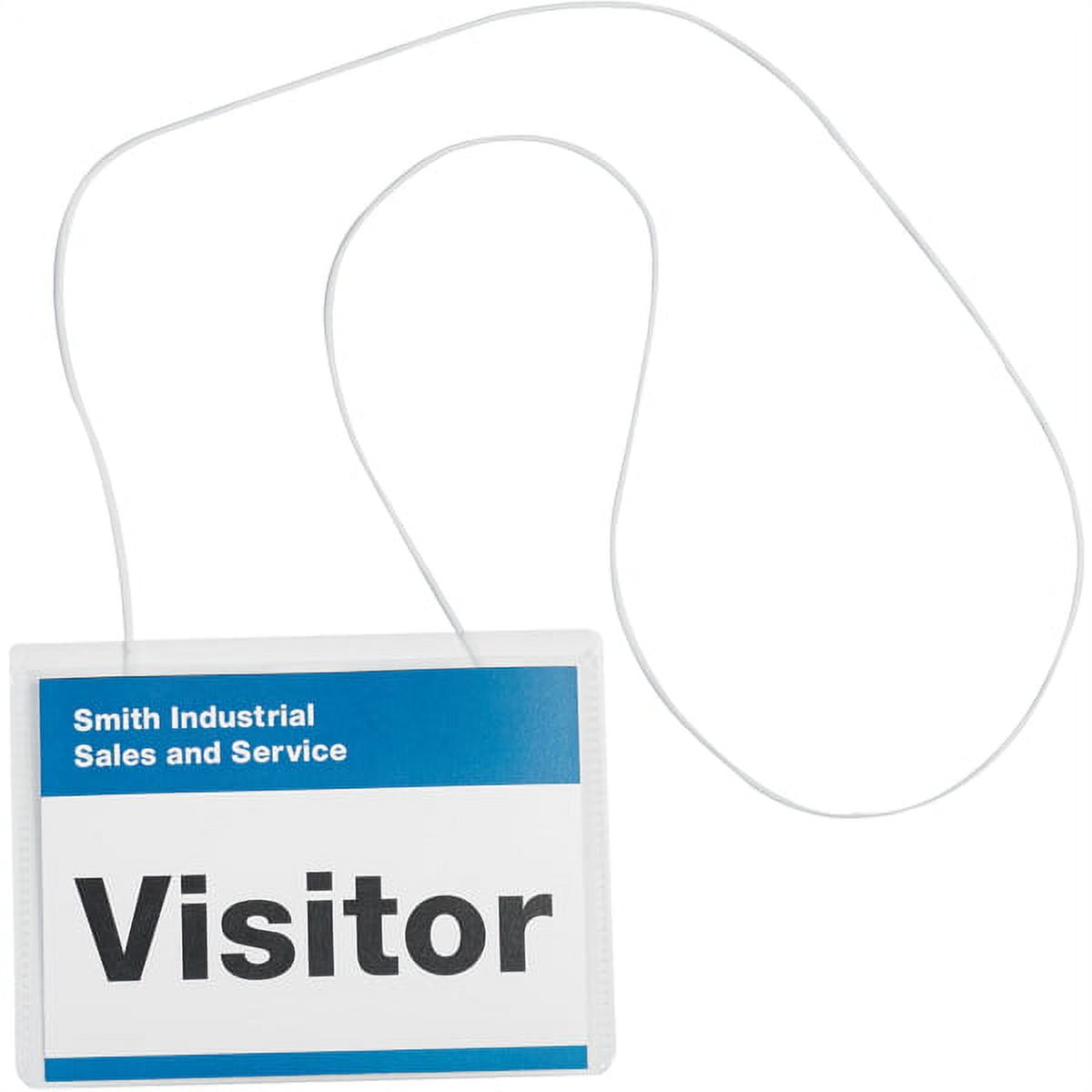 BH120 4 x 3 in. 8 Mil Clear Hanging Style Badge Holders