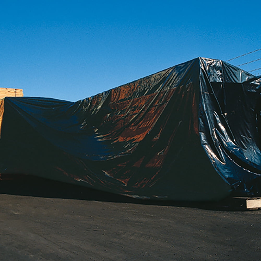 8 x 100 ft. 6 Mil Black Poly Sheeting