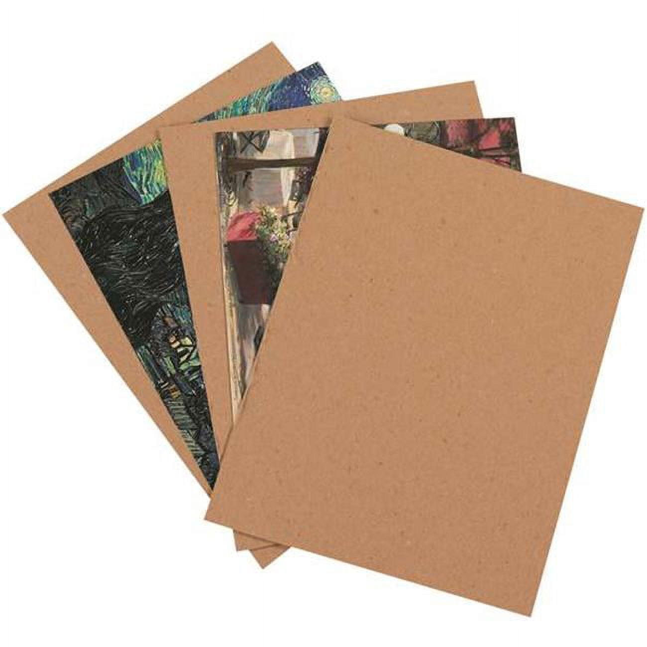 14 x 14 in. Kraft Chipboard Pads Case for 0.022 Point Fibreboard