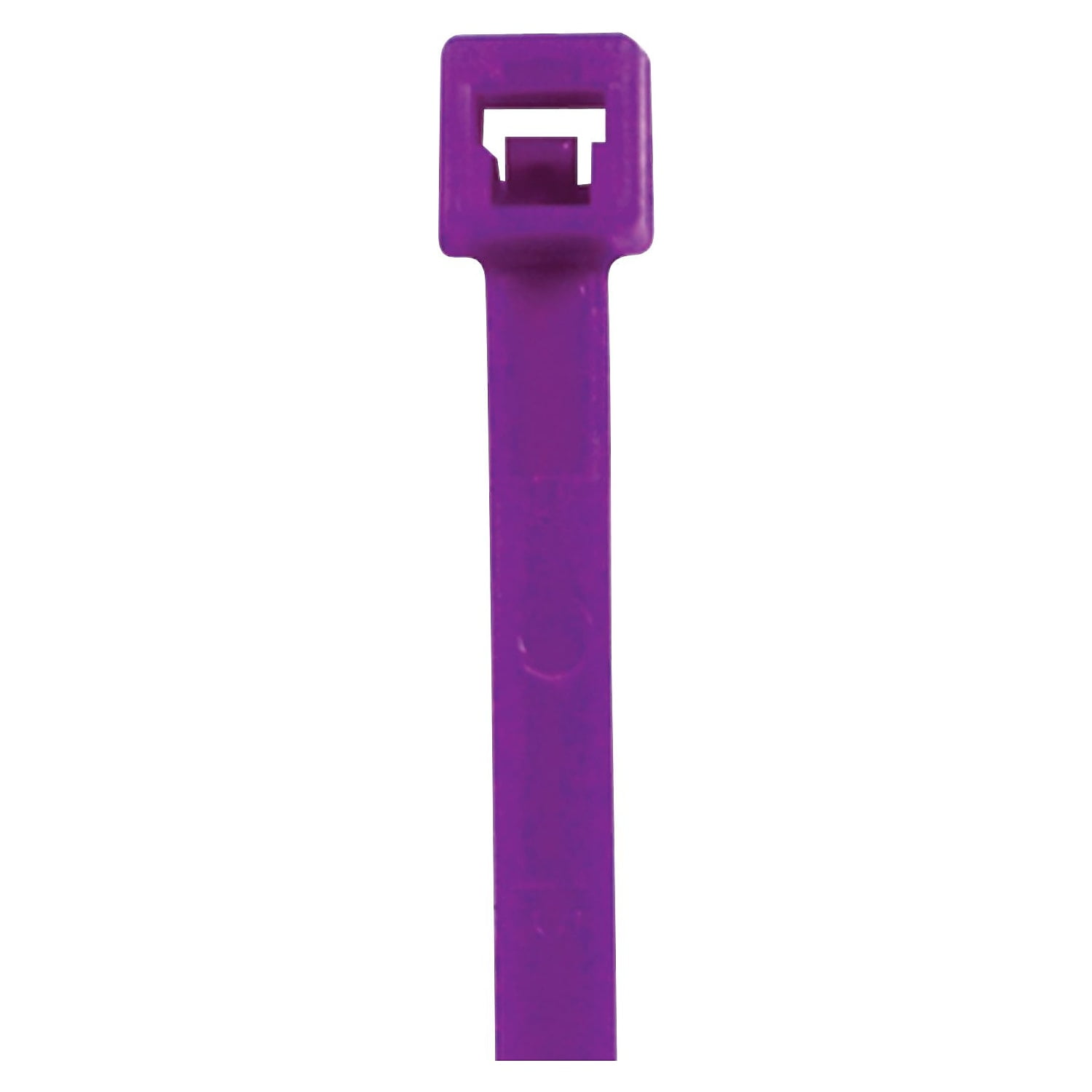 Cable Tie, 14 in L, Purple, Nylon, 50 lb Strength, 1000 PK