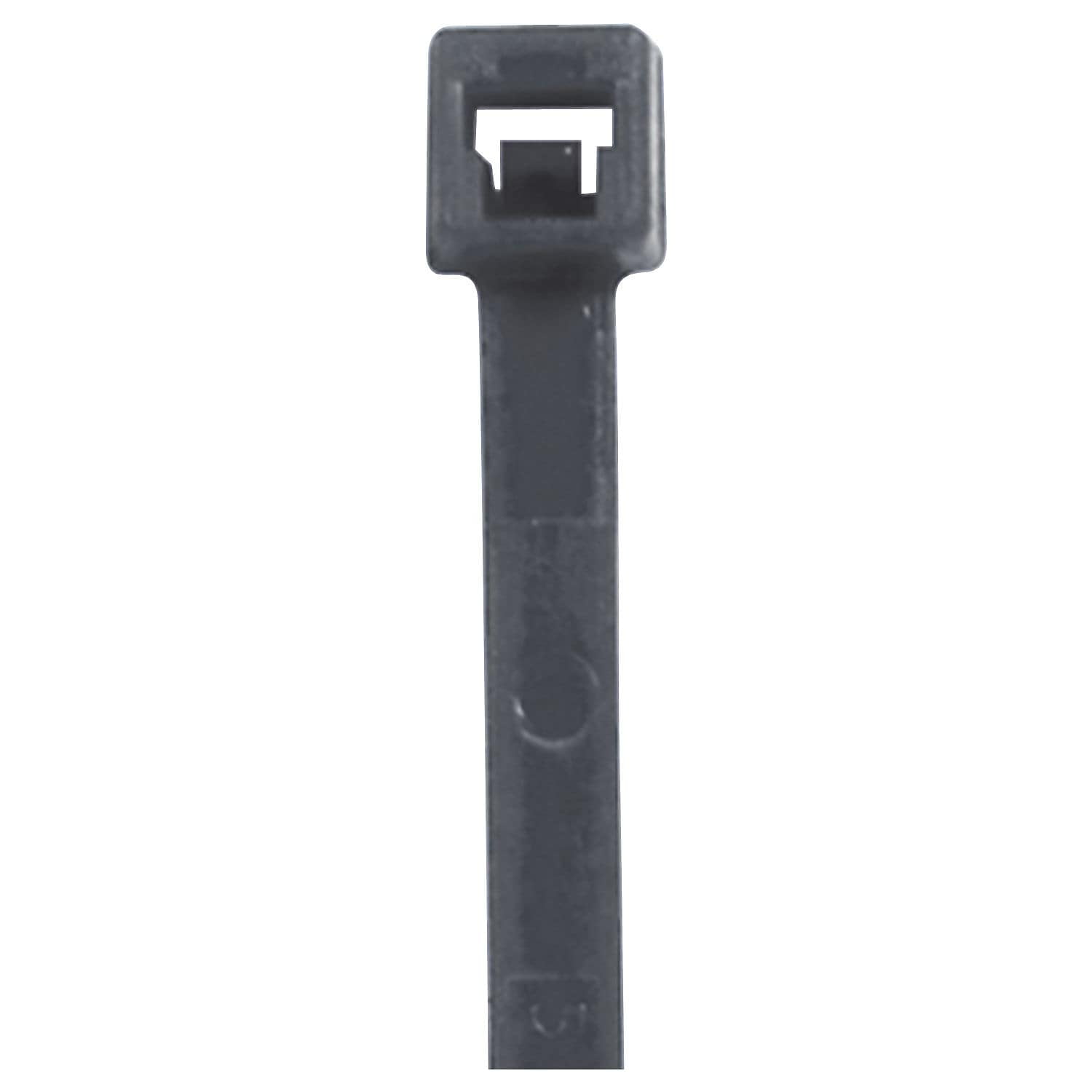 Cable Tie, 14 in L, Gray, Nylon, 50 lb Strength