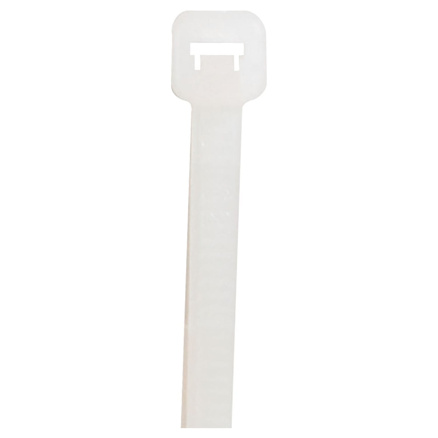 Cable Tie, 14 in L, Natural, Nylon 6/6, 80 lb Strength