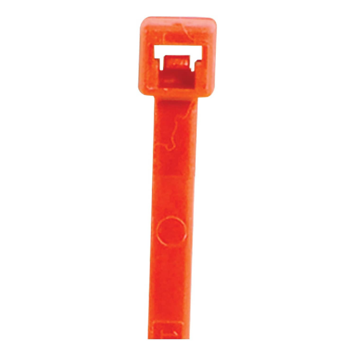 4 in. No.of 18 Fluorescent Red Cable Ties - Fluorescent Red - 4 in.