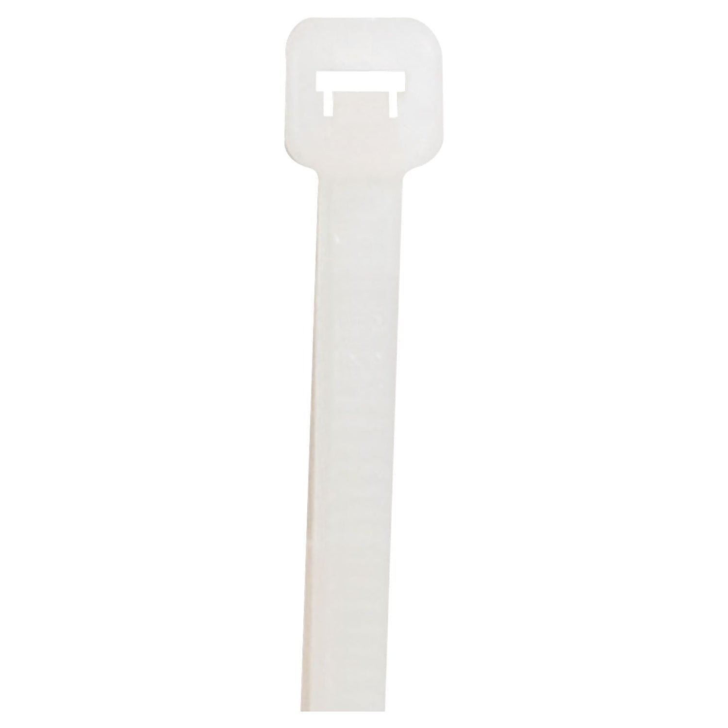 Cable Tie, 7 in L, Natural, Nylon 6/6, 50 lb Strength