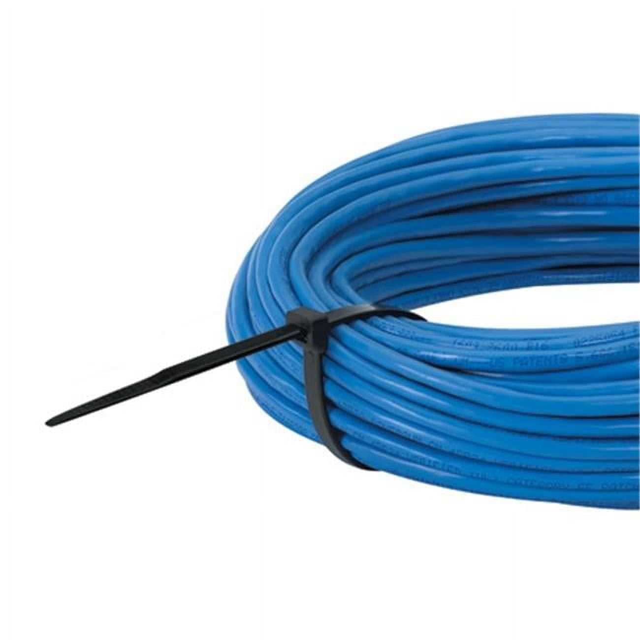 Cable Tie, 14 in L, Black, 80 lb Strength