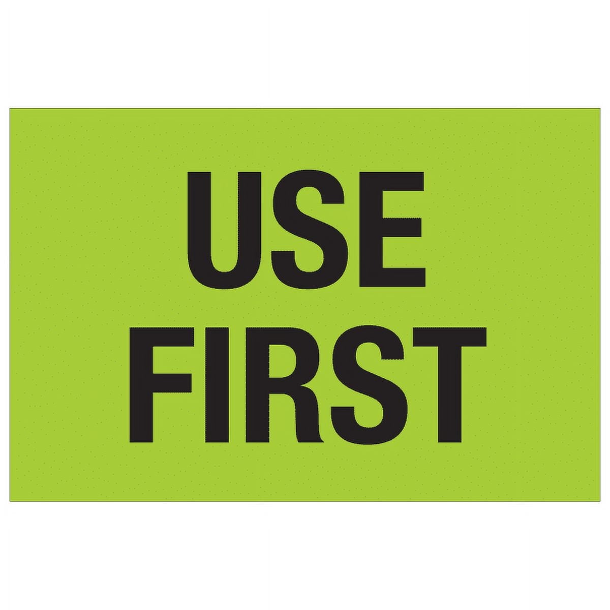 2 x 3 in. - Use First Fluorescent Green Labels