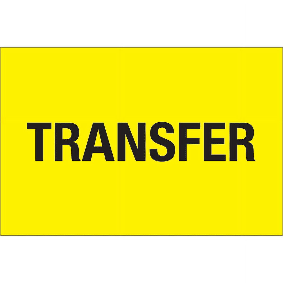 2 x 3 in. - Transfer Fluorescent Yellow Labels