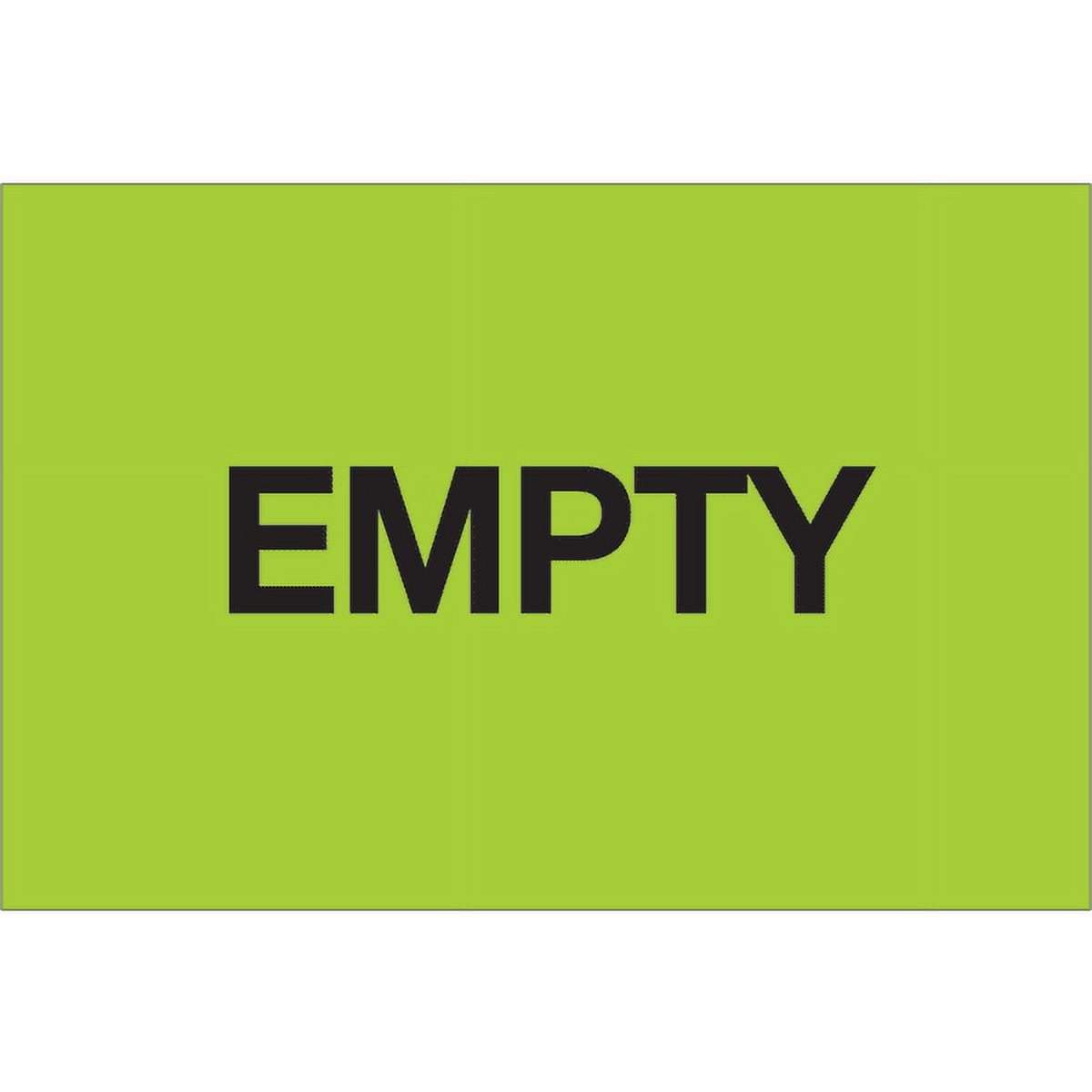 2 x 3 in. - Empty Fluorescent Green Labels