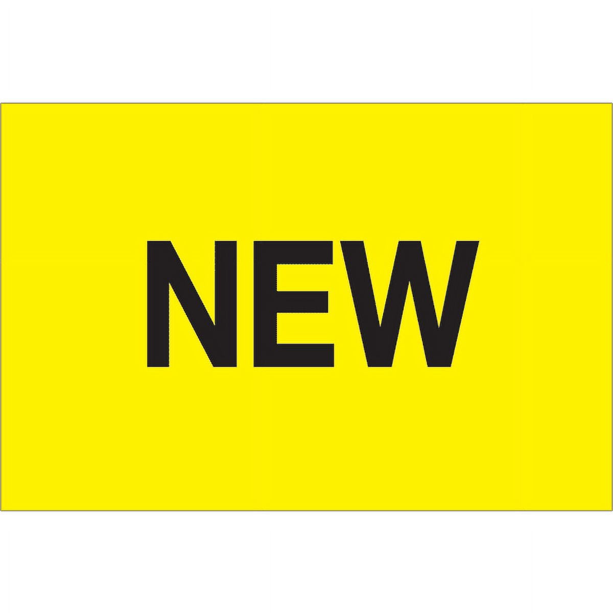 2 x 3 in. - New Fluorescent Yellow Labels
