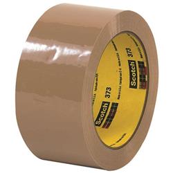 Scotch T901373T6PK 2 in. x 55 yards Tan 373 Carton Sealing Tape - Pack of 6