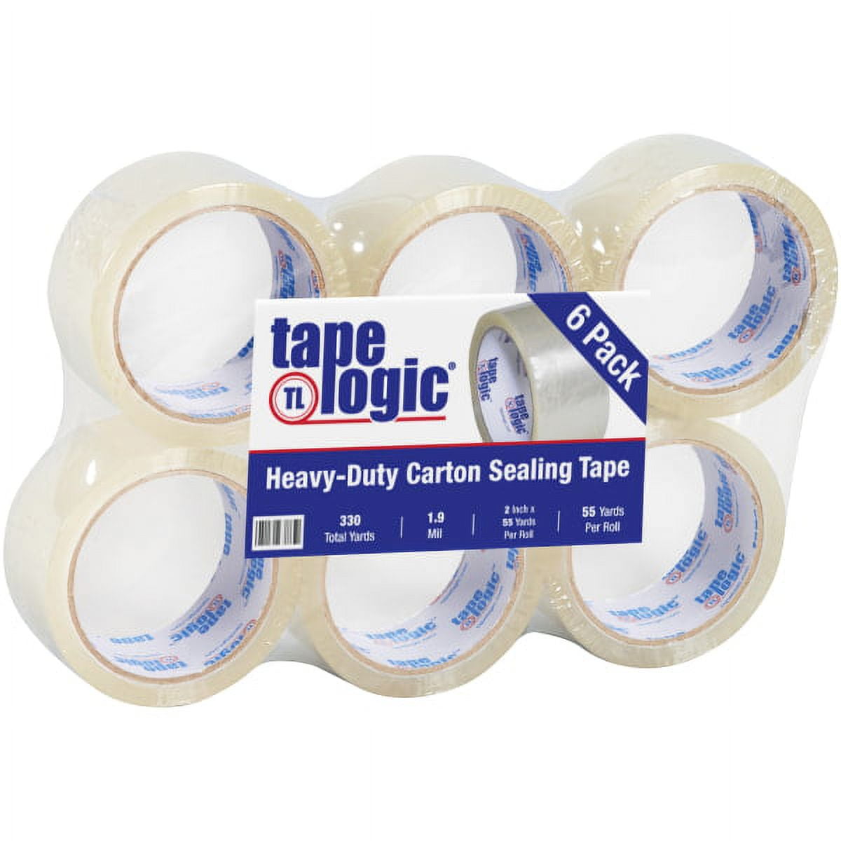 Tape Logic T9017006PK 2 in. x 55 yards Clear No.700 Economy Tape - Pack of 6
