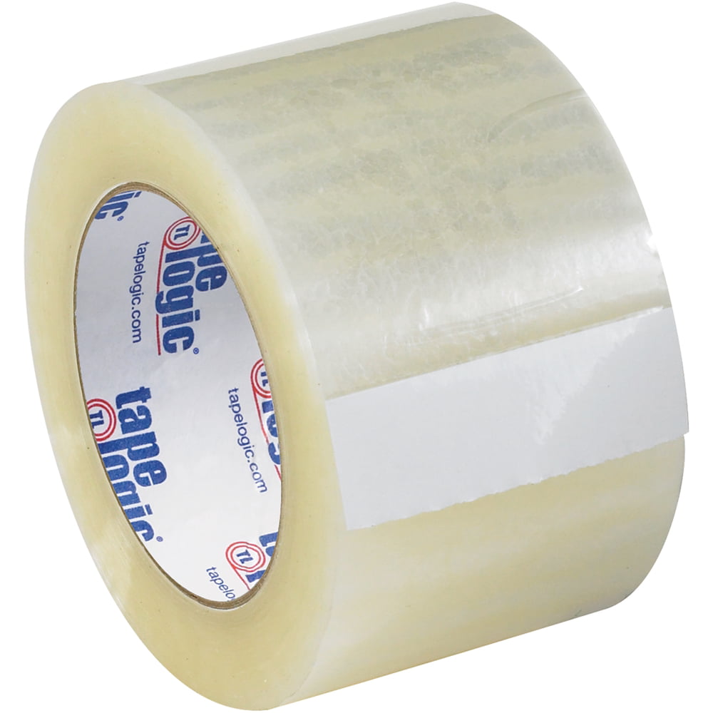 Tape Logic Packing Tape: 3" Wide, 110 yd Long, Clear, Acrylic Adhesive - Polypropylene, 2 mil Thick | 24-Pack | Part #T905122
