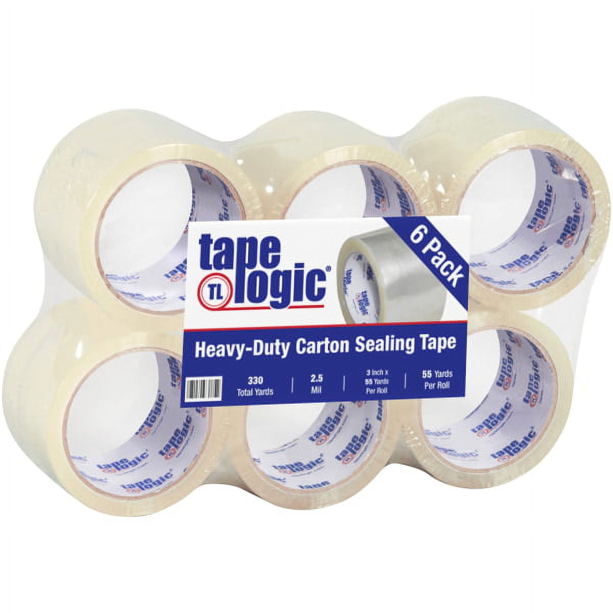 Tape Logic T9069006PK 3 in. x 55 yards Clear No.900 Economy Tape - Pack of 6