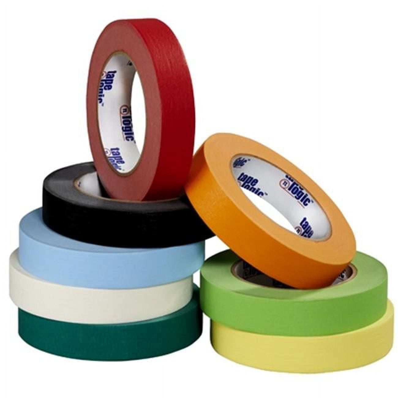 Tape Logic T93100312PKA 0.25 in. x 60 yards Light Green Masking Tape - Pack of 12 -  BOX Partners LLC