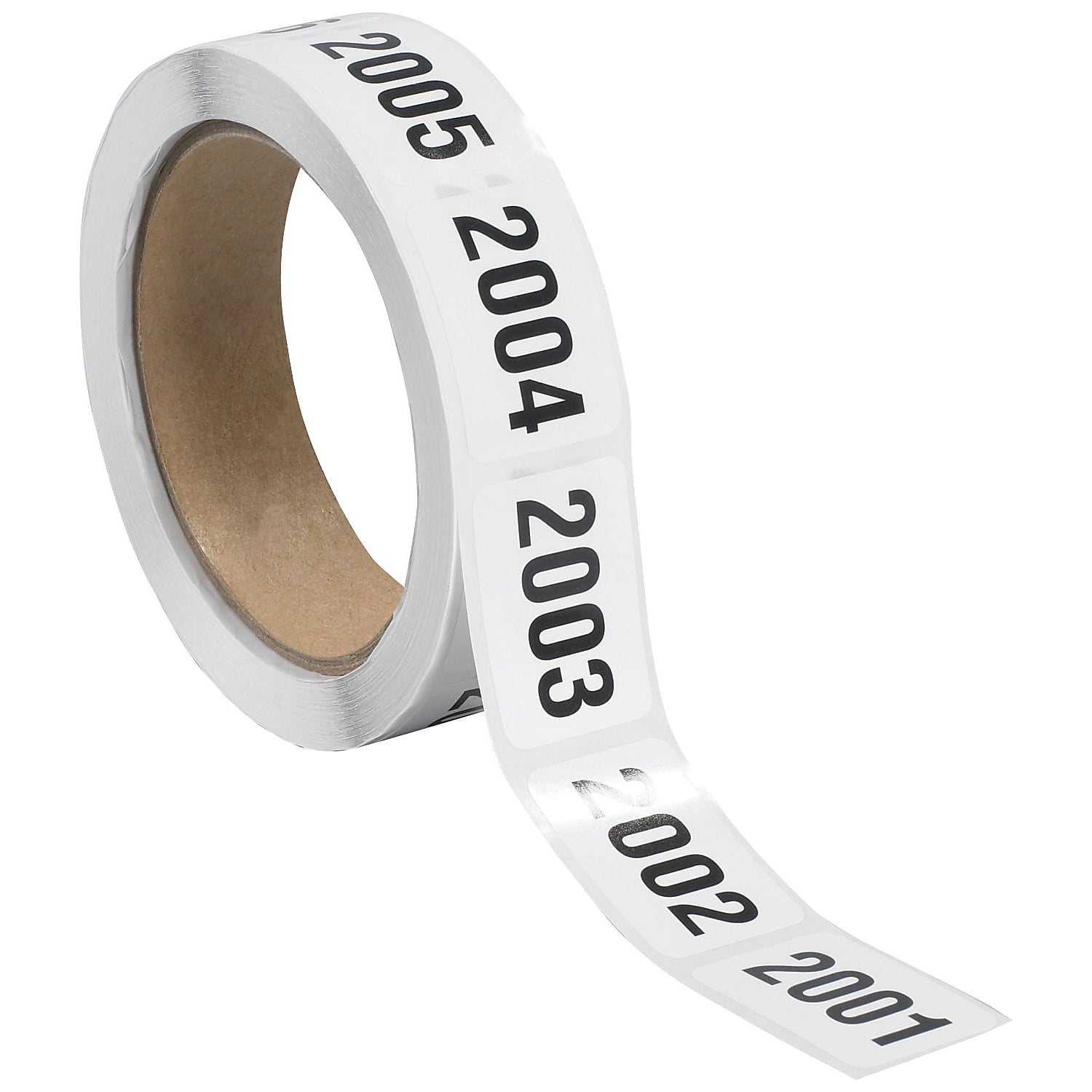 1 x 1.50 in. 2001-2500 Consecutive Numbered Labels - Black & White