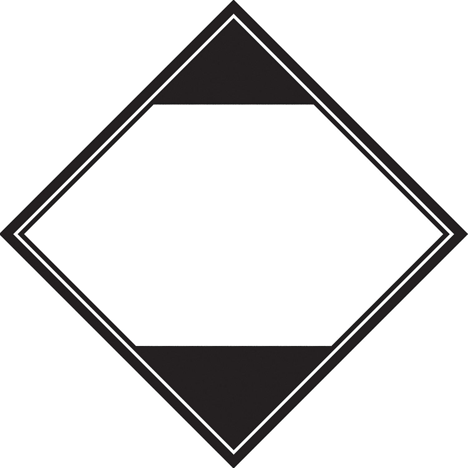 4 x 4.25 in. - Regulated Labels - Black & White - Roll of 500