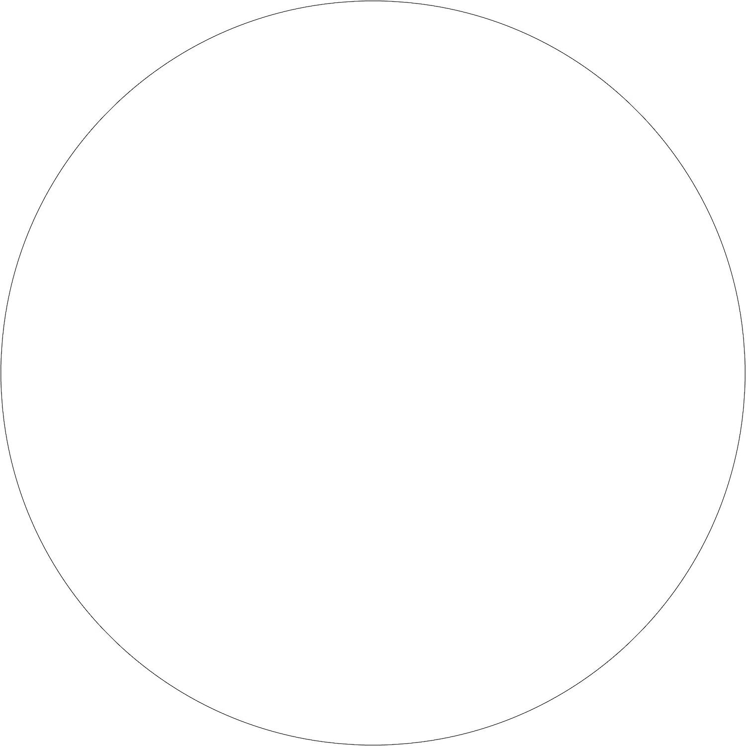 Tape Logic DL1390WH 2 in. Circle - White Removable Labels - Roll of 500