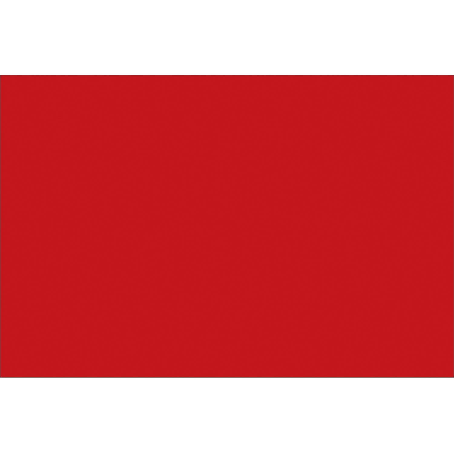 2 x 4 in. Red Inventory Rectangle Labels - Roll of 500