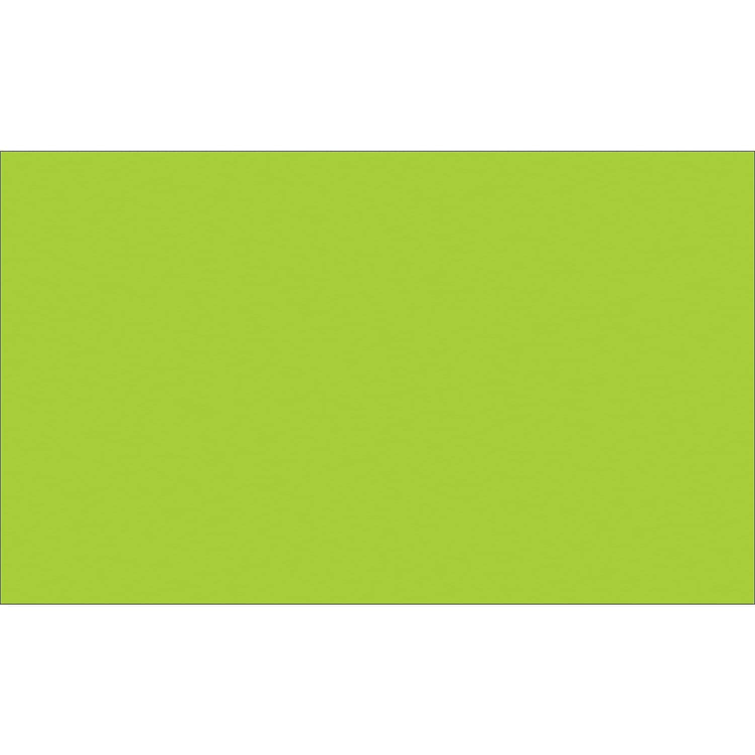 2 x 4 in. Fluorescent Green Inventory Rectangle Labels - Roll of 500