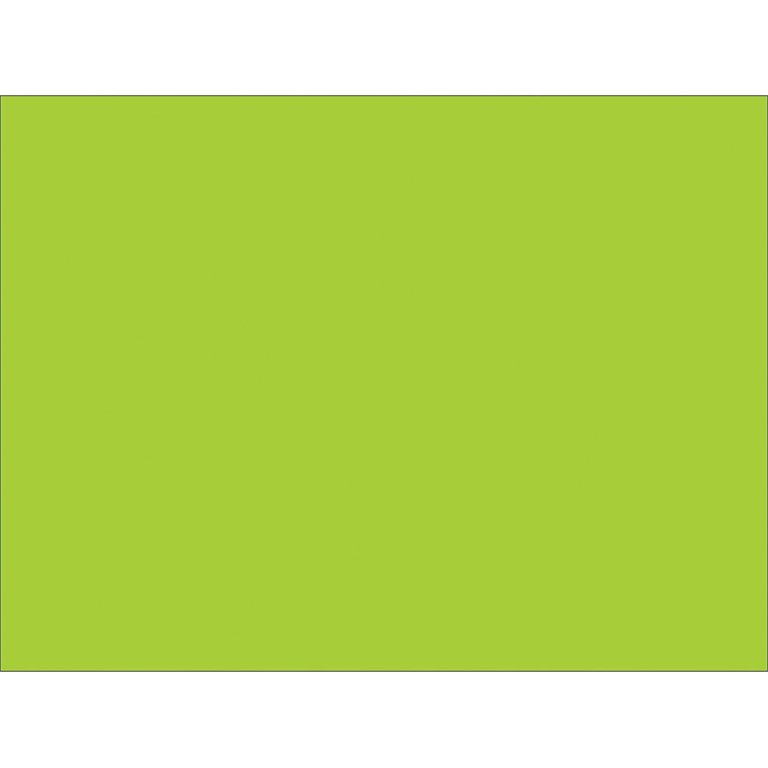 4 x 4 in. Fluorescent Green Inventory Rectangle Labels - Roll of 500